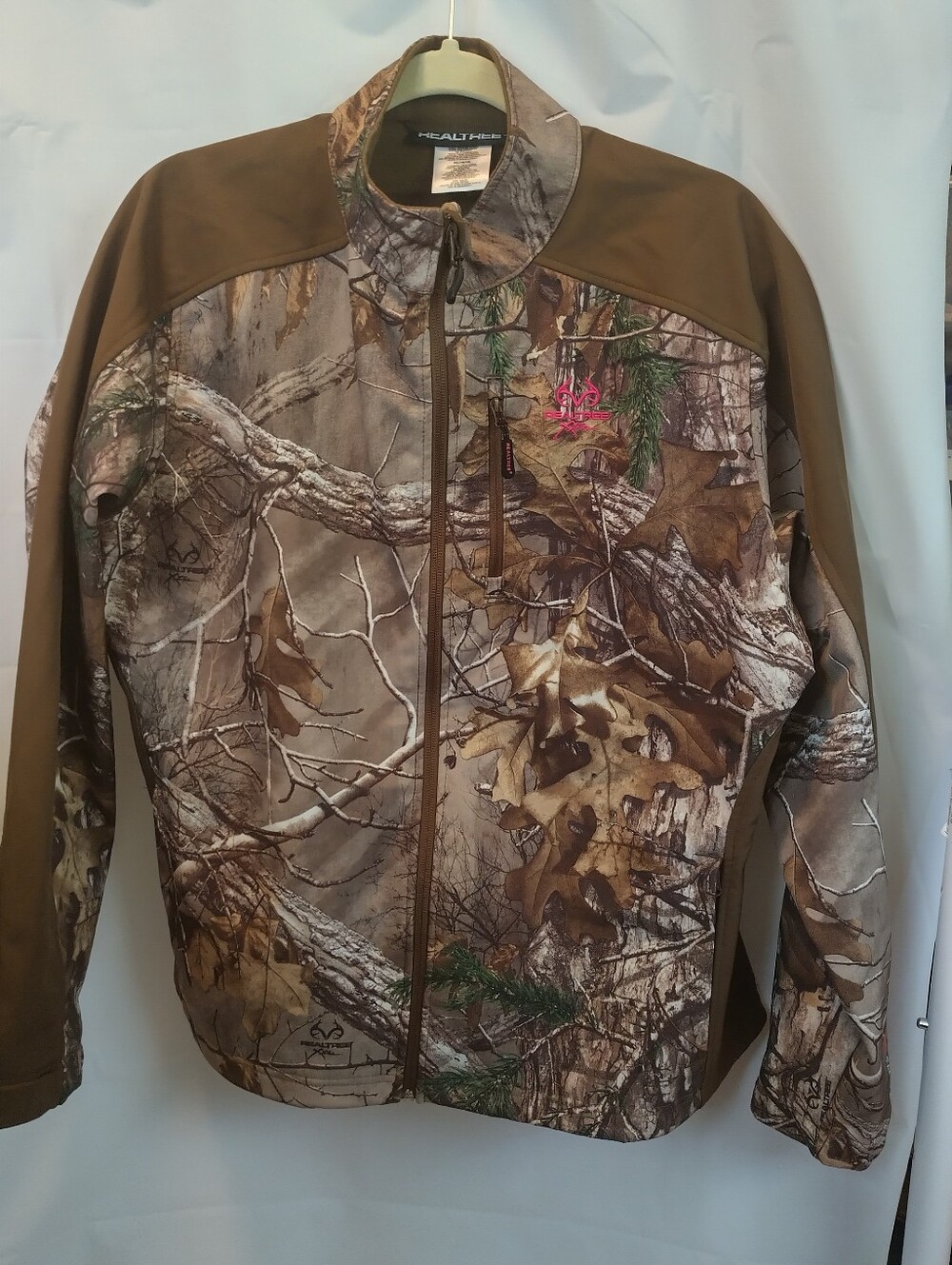 Realtree Women’s Brown Camo Softshell Jacket Size XL